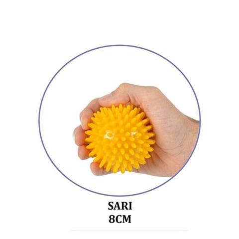 Dikenli El Egzersiz ve Duyu Topu 8 Cm Sarı